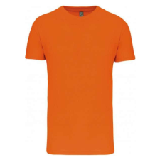 KARIBAN Férfi organikus rövid ujjú póló, Kariban KA3025IC, Orange-S férfi póló