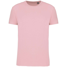 KARIBAN Férfi organikus rövid ujjú póló, Kariban KA3025IC, Pale Pink-M