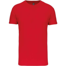KARIBAN Férfi organikus rövid ujjú póló, Kariban KA3025IC, Red-2XL férfi póló