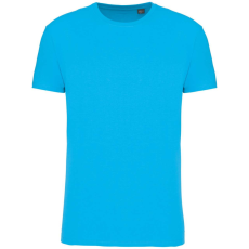 KARIBAN Férfi organikus rövid ujjú póló, Kariban KA3025IC, Sea Turquoise-2XL