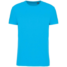 KARIBAN Férfi organikus rövid ujjú póló, Kariban KA3025IC, Sea Turquoise-XL