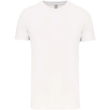 KARIBAN Férfi organikus rövid ujjú póló, Kariban KA3025IC, White-S férfi póló
