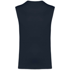 KARIBAN Férfi organikus széles vállú ujjatlan póló, Kariban KA3022IC, Navy-3XL férfi póló