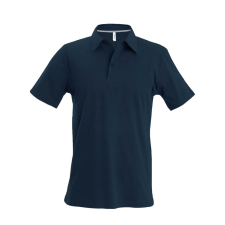 KARIBAN Férfi rövid ujjú galléros piké póló, Kariban KA241, Dark Grey-2XL férfi póló