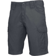 KARIBAN Férfi többzsebes rövidnadrág, Kariban KA766, Dark Grey-40 férfi rövidnadrág