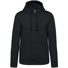 KARIBAN Férfi vastag kapucnis pulóver, Kariban KA489, Black-4XL