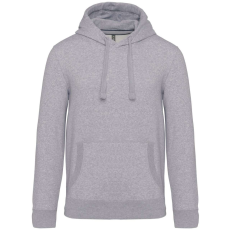 KARIBAN Férfi vastag kapucnis pulóver, Kariban KA489, Oxford Grey-3XL
