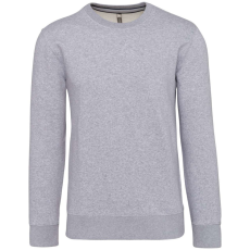 KARIBAN Férfi vastag környakas pulóver, Kariban KA488, Oxford Grey-2XL