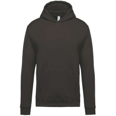 KARIBAN Gyermek kapucnis pulóver, Kariban KA477, Dark Grey-4/6