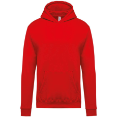 KARIBAN Gyermek kapucnis pulóver, Kariban KA477, Red-10/12