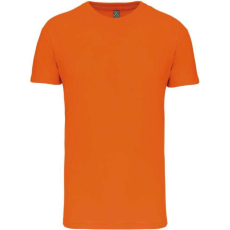 KARIBAN Gyermek kereknyakú organikus pamut póló, Kariban KA3027IC, Orange-12/14