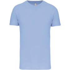 KARIBAN Gyermek kereknyakú organikus pamut póló, Kariban KA3027IC, Sky Blue-2/4 gyerek póló