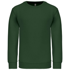 KARIBAN Gyermek környakas pulóver, Kariban KA475, Forest Green-8/10 gyerek pulóver, kardigán