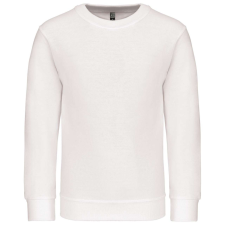 KARIBAN Gyermek környakas pulóver, Kariban KA475, White-8/10 gyerek pulóver, kardigán