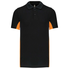 KARIBAN KA232 FLAG - SHORT-SLEEVED TWO-TONE POLO SHIRT L