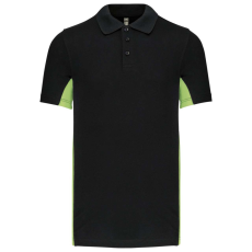 KARIBAN KA232 FLAG - SHORT-SLEEVED TWO-TONE POLO SHIRT S