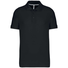 KARIBAN KA241 MEN&#039;S SHORT SLEEVE PIQUÉ POLO SHIRT L munkaruha