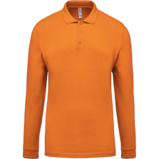 KARIBAN KA256 MEN'S LONG-SLEEVED PIQUÉ POLO SHIRT 2XL