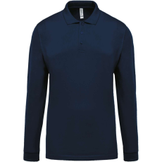 KARIBAN KA256 MEN'S LONG-SLEEVED PIQUÉ POLO SHIRT L