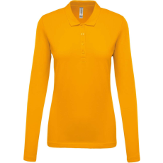 KARIBAN KA257 LADIES’ LONG-SLEEVED PIQUÉ POLO SHIRT 2XL