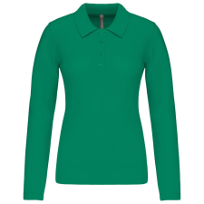 KARIBAN KA257 LADIES’ LONG-SLEEVED PIQUÉ POLO SHIRT L munkaruha