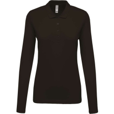 KARIBAN KA257 LADIES’ LONG-SLEEVED PIQUÉ POLO SHIRT S