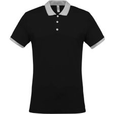 KARIBAN KA258 MEN'S TWO-TONE PIQUÉ POLO SHIRT M munkaruha