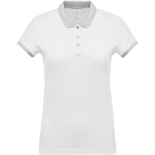 KARIBAN KA259 LADIES’ TWO-TONE PIQUÉ POLO SHIRT L munkaruha