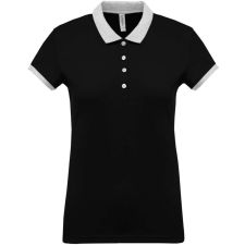 KARIBAN KA259 LADIES’ TWO-TONE PIQUÉ POLO SHIRT XL munkaruha