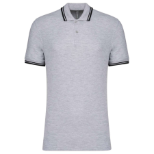KARIBAN KA272 MEN'S SHORT-SLEEVED POLOSHIRT WITH CONTRASTING PIPING L munkaruha