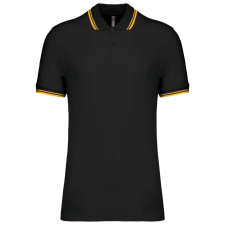 KARIBAN KA272 MEN'S SHORT-SLEEVED POLOSHIRT WITH CONTRASTING PIPING S munkaruha