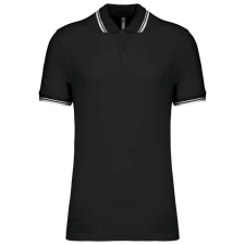 KARIBAN KA272 MEN'S SHORT-SLEEVED POLOSHIRT WITH CONTRASTING PIPING XL munkaruha