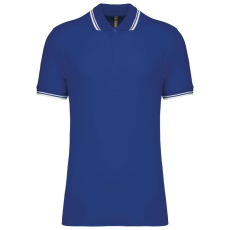 KARIBAN KA272 MEN'S SHORT-SLEEVED POLOSHIRT WITH CONTRASTING PIPING XL