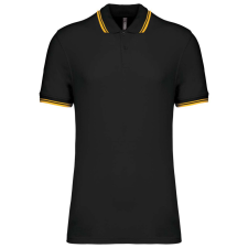 KARIBAN KA272 MEN&amp;- 039;S 2 STRIPED SHORT SLEEVED POLOSHIRT 3XL férfi póló