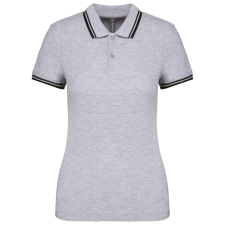 KARIBAN KA273 LADIE&#039;S SHORT-SLEEVED POLOSHIRT WITH CONTRASTING PIPING 2XL munkaruha