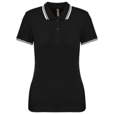 KARIBAN KA273 LADIE'S SHORT-SLEEVED POLOSHIRT WITH CONTRASTING PIPING S