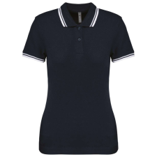 KARIBAN KA273 LADIE&#039;S SHORT-SLEEVED POLOSHIRT WITH CONTRASTING PIPING S munkaruha