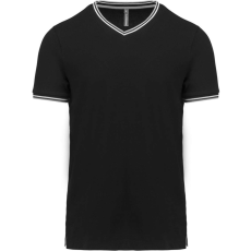 KARIBAN KA374 FÉRFI V-NYAKÚ PIQUÉ PÓLÓ 3XL