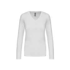 KARIBAN KA382 NŐI HOSSZÚ UJJÚ V-NYAKÚ PÓLÓ 3XL munkaruha