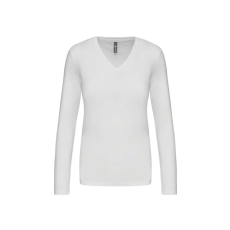 KARIBAN KA382 NŐI HOSSZÚ UJJÚ V-NYAKÚ PÓLÓ S