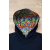 KARIBAN KA4014 UNISEX KIDS CONTRAST PATTERNED HOODED SWEATSHIRT 8/10
