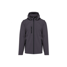 KARIBAN KA422 UNISEX 3-LAYER SOFTSHELL HOODED JACKET WITH REMOVABLE SLEEVES 5XL