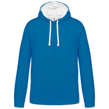 KARIBAN KA446 MEN&#039;S CONTRAST HOODED SWEATSHIRT L munkaruha