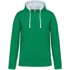 KARIBAN KA446 MEN'S CONTRAST HOODED SWEATSHIRT L