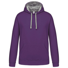 KARIBAN KA446 MEN'S CONTRAST HOODED SWEATSHIRT L