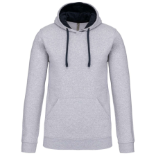 KARIBAN KA446 MEN&#039;S CONTRAST HOODED SWEATSHIRT XL munkaruha