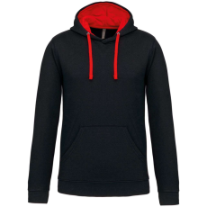 KARIBAN KA446 MEN'S CONTRAST HOODED SWEATSHIRT XL