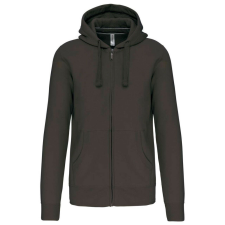 KARIBAN KA454 MEN&- 039;S FULL ZIP HOODED SWEATSHIRT L férfi pulóver, kardigán