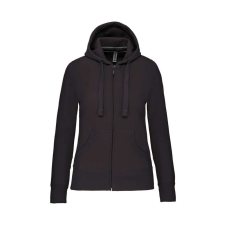KARIBAN KA464 LADIES&- 039; FULL ZIP HOODED SWEATSHIRT L női pulóver, kardigán