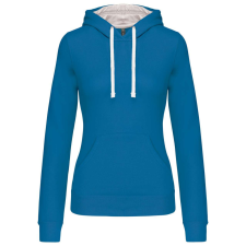 KARIBAN KA465 LADIES’ CONTRAST HOODED SWEATSHIRT 2XL munkaruha